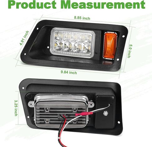 10L0L GOLF CART HEAD LIGHT LIGHT LIGHT TO YAMAHA YAMAHA G14 G16 G19 G22 G22 CART OR ELECTRIC in Kuwait