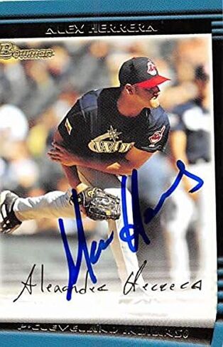 125663 Cleveland Indians FT 2002 Bowman No. 439 Alex Herrera Card Baseball Card in Kuwait