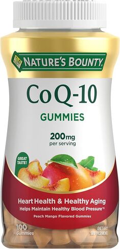 شامبو نيتشرز باونتي CoQ10 غاميز يدعم صحة القلب، CoQ10 200 مجم، بنكهة الخوخ المانجو ، 60 قطعة in Saudi Arabia