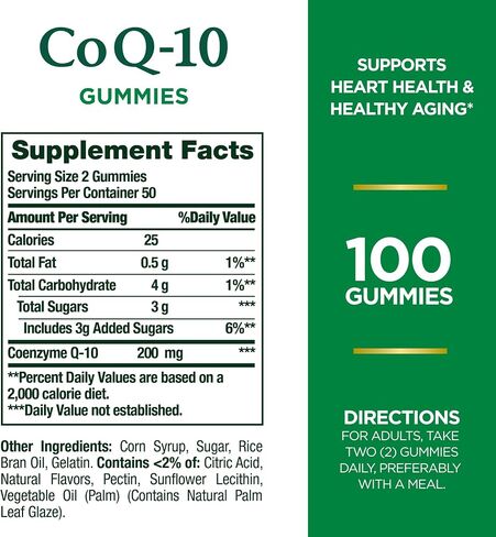 شامبو نيتشرز باونتي CoQ10 غاميز يدعم صحة القلب، CoQ10 200 مجم، بنكهة الخوخ المانجو ، 60 قطعة in Saudi Arabia
