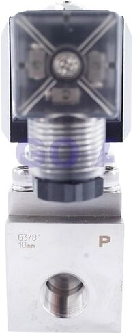 200BAR ORIFICE 10MM 2 Way Way High PRESSION SLENOID VALVE 3/8 1/2 "220V N.C GSPG-10 Stainless Steel 304 Large Flow Valve (3/8" ، AC110V) in Saudi Arabia