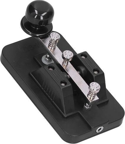 Morse Code Key, Manual Cw Practice Tool Trainer Morse Code Trainer Telegraph Telegraph Tapper Machine with Buzzer for Beginner in Saudi Arabia