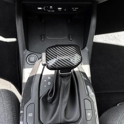 تغطية العتاد youtoocar ABS ABS Auto Shift Gear Cover Car Knob Gear Stick Protector مع Kia Sorento 24-25 Kia Carnival 25 Kia K4 25 Kia K5 25 Kia Sportage 26 Associory (Red) in Saudi Arabia