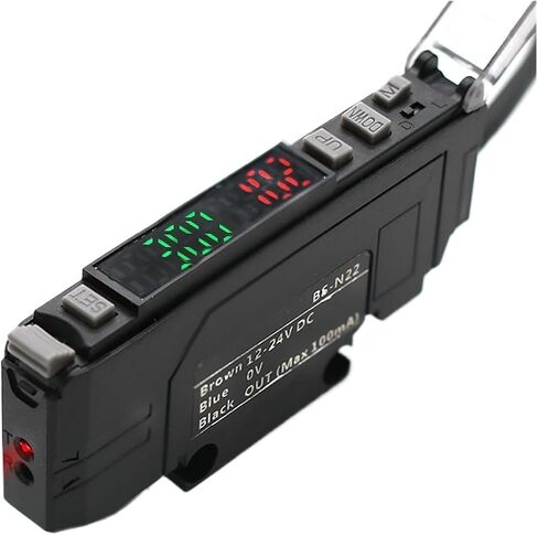 BS-N22 NPN PNP ألياف الألياف الضوئية مفتاح الكهروضوئي المفتاح البصري الشفافة لا NC حساسية عالية قابلة للتعديل (بالإضافة إلى FRS-610-Z ، BS-N22) in Kuwait