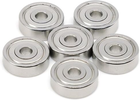 10pcs S635zz 5x19x6mm ستيل غير القابل للصدأ تحمل محامل كرة من الفولاذ المقاوم للصدأ (10ps689zzw4 9x17x4) in Saudi Arabia