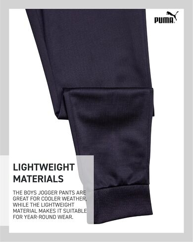 Puma Active Boys Pants - Tricot Youth Kids Athletic Boys Boys Gogger مع جيوب وحزام مرن (الأحجام: 8-20) in Saudi Arabia