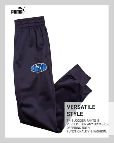 Puma Active Boys Pants - Tricot Youth Kids Athletic Boys Boys Gogger مع جيوب وحزام مرن (الأحجام: 8-20) in Saudi Arabia