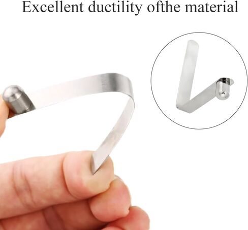 Kayak Paddle Spring Snap Clips Push Button Spring Snap Clip Button Clip Tent Pole Clips 8mm Diameter Solid Core Rust Proof for Kayak Paddles Hammock Stand Canopy Boat Oars 10 Pieces in Saudi Arabia