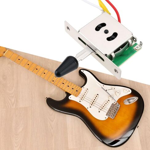 1Set Guitar Prewired Wiring Harness 5 Way Toggle Switch with 500k Pots Compatible with Strat Stratocaster in Saudi Arabia