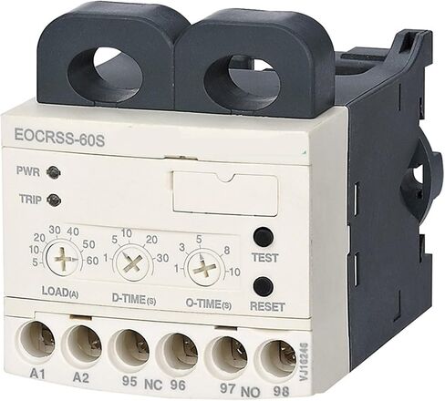 EOCRSS Overload Relay Motor Protector Thermal Overload Relay UN: 24-260VAC/DC 1PCS (0.5-6A) in Saudi Arabia