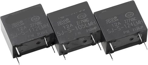SJ-S-112LMH SJ-S-124LMH 105LMH 112LMH 124LMH SJS105/112/124LMH 5V 12V 24V Relay 12A 4PIN 10Pcs(SJ-S-124LMH) in Saudi Arabia