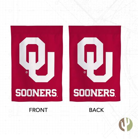 Desert Cactus The University of Oklahoma TUO Garden Flag – 19 x 12 inch Oklahoma Sooners Banner, For Outdoor Display and Events (Design E) in Kuwait