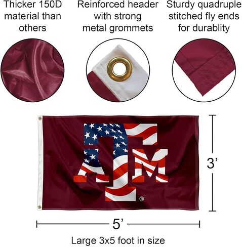 Texas A&M USA Flag Flag College College in Kuwait