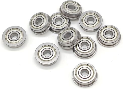 10Pcs F624ZZ 4x13x5mm Flange Bearing 3D Printers Parts F624 Z ZZ Flanged Ball Bearings in Saudi Arabia
