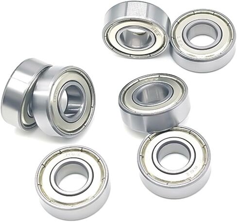 10Pcs R6ZZ 9.525X22.225X7.142mm Bearing Ball Bearings Single Deep Groove Ball Bearings in Saudi Arabia