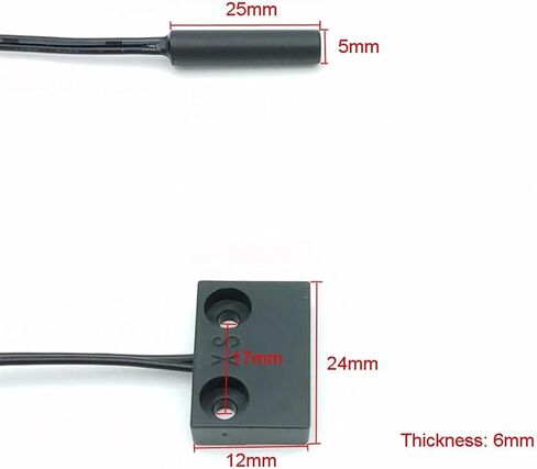 2 pin Treadmill Speed Sensor Treadmill Magnetic Sensor Treadmill Pedometer Running Machine Sensor Replacement Repair Universal(1 Pcs Square) in Saudi Arabia