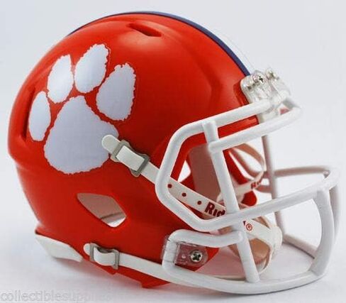 Riddell Clemson Tigers NCAA Revolution SPEED Mini Football خوذة in Saudi Arabia