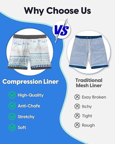 Men's Swim Trunks Quick Dry Bathing Suit Swimming Board Shorts Compression Liner Beach Swimwear in Saudi Arabia