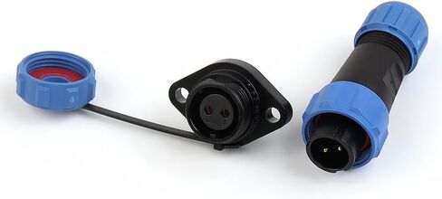 SP13 Type Waterproof Connector Socket Electrical Cable Wire Outdoor IP68 Industrial Connectors Male Female(Sp13-5f) in Kuwait