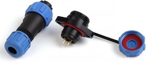 SP13 Type Waterproof Connector Socket Electrical Cable Wire Outdoor IP68 Industrial Connectors Male Female(Sp13-5f) in Kuwait