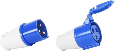 Waterproof 3-core 16A 3-core 32A Industrial Plug Aviation Socket Connector Set Explosion-Proof Three-Phase Power(32A Connector) in Saudi Arabia
