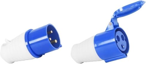Waterproof 3-core 16A 3-core 32A Industrial Plug Aviation Socket Connector Set Explosion-Proof Three-Phase Power(32A Connector) in Saudi Arabia