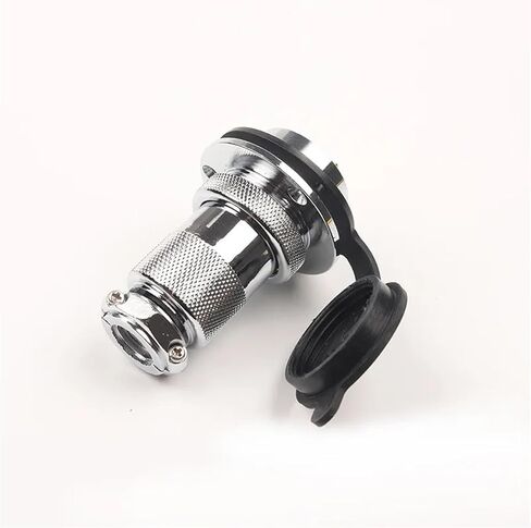 1 Set DF30 GX30 Aviation Connector Female Socket and Male Plug 2 3 4 5 7 8 pin Circular Flange Connector for Power Industry(Df30-2f Round Flange) in Saudi Arabia