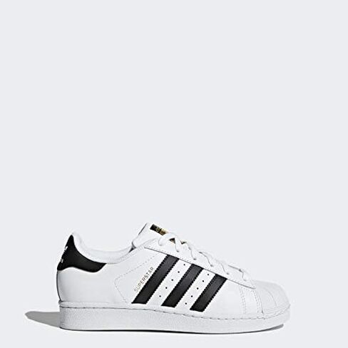 حذاء رياضي Adidas Originals للأولاد الصغار Superstar، أبيض/أبيض، 1 طفل صغير في الولايات المتحدة in Kuwait