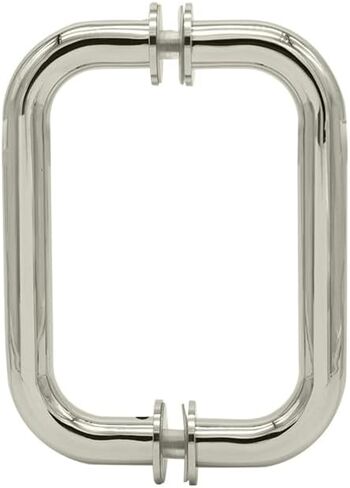 FHC PHR6X6BN 6" Center-to-Center Tubular Pull - Brushed Nickel in Saudi Arabia