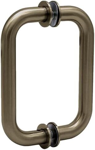 FHC PHR6X6BN 6" Center-to-Center Tubular Pull - Brushed Nickel in Saudi Arabia