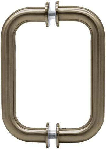 FHC PHR6X6BN 6" Center-to-Center Tubular Pull - Brushed Nickel in Saudi Arabia