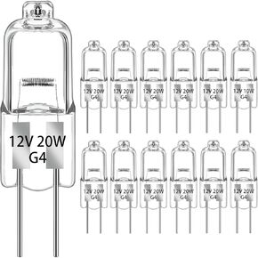 G9 Halogen Light Bulb 120V 40W, 2 pin G9 Led Bulb Replacement, Dimmable 2700K Warm White T4 JCD Type for Chandeliers, Pendants, Cabinet Lights, Range Hood Lights, 12 Pcs in Saudi Arabia