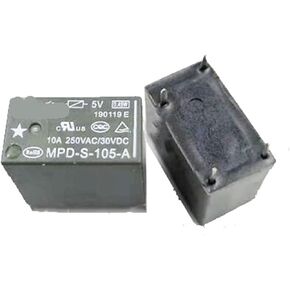 MPD-S-105-A MPDS105A DC5V 5VDC 5V 10A Relay 4PIN 5Pcs in Saudi Arabia
