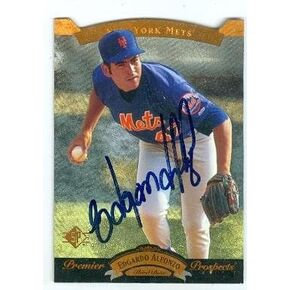 Autograph 120281 New York Mets Sc 1995 Upper Deck No. 22 Edgardo Alfonzo Autographed Baseball Card in Saudi Arabia