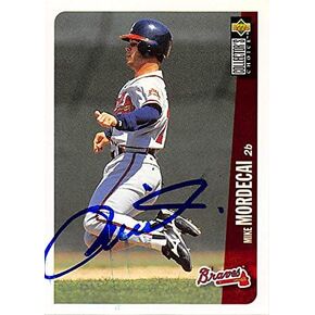 190472 Atlanta Braves FT 1996 Upper Deck No. 456 Mike Mordecai Card Baseball Card in Saudi Arabia