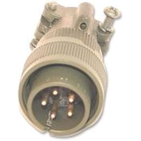 MS3106F18-11P-موصل دائري MIL-DTL-5015 Series Series Straight Plug 5 جهات اتصال دبوس للخيوط 18-11 in Kuwait