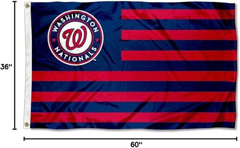 Washington Nationals Nation Flag 3x5 Banner in Saudi Arabia