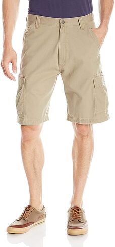 Wrangler Authentics Men's Classic Relaxed Fit Cargo Short, British Khaki Twill, 42 in Saudi Arabia