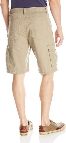 Wrangler Authentics Men's Classic Relaxed Fit Cargo Short, British Khaki Twill, 42 in Saudi Arabia