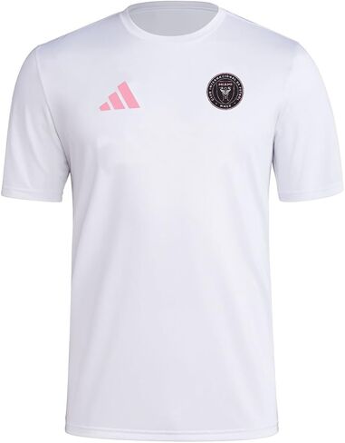 adidas Lionel Messi Inter Miami CF #10 Men's Pregame Player Name & Number Performance T-Shirt (White, X-Large) in Saudi Arabia