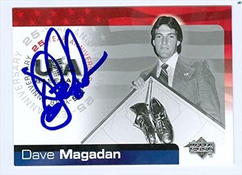 Autograph Warehouse 34704 Dave Magadan Autographed 2004 Usa Baseball Upper Deck Baseball Card No. 119 in Saudi Arabia