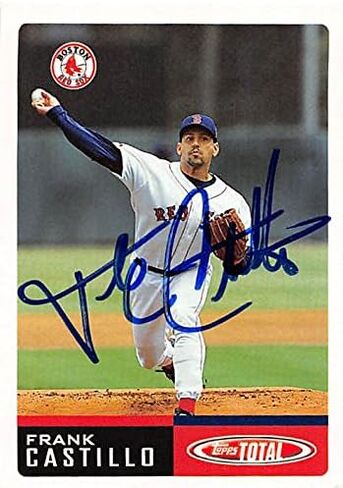 189903 Boston Red Sox FT 2002 Topps Total No. 509 Frank Castillo Motagopered Card in Saudi Arabia