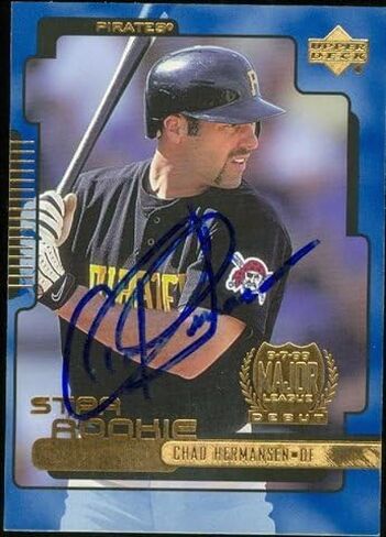 Autograph Warehouse 46673 Chad Hermansen Autographed Baseball Card Pittsburgh Pirates 1999 Upper Deck No .17 in Saudi Arabia