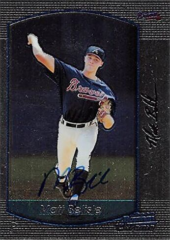 توقيع 211586 Atlanta Braves 2000 Bowman Chrome No. 330 Matt Belisle بطاقة البيسبول in Saudi Arabia