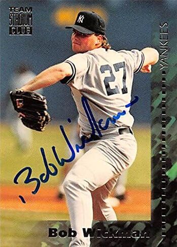 189489 New York Yankees FT 1994 Topps Stadium Club No. 210 Bob Wickman Card Baseball Card in Saudi Arabia