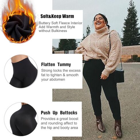 Hi Clasmix 2 Pack Plus Size Leggings for Women-High Waisted Tummy Control 1X-4X Soft Casual Yoga Pants for Curvy Women in Kuwait