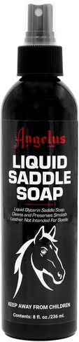 Leather Glycerine Saddle Soap - Protects, Cleans, Conditions, and Polishes Leather - 8oz in Saudi Arabia
