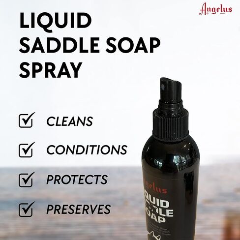 Leather Glycerine Saddle Soap - Protects, Cleans, Conditions, and Polishes Leather - 8oz in Saudi Arabia
