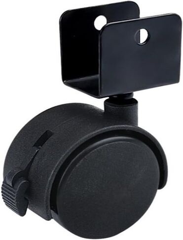 (Pack of 4) 1.5-inch U-Shaped Plywood Universal Wheels Furniture Chair casters with Brakes Office Computer Desk(Without Brake,22mm) in Saudi Arabia