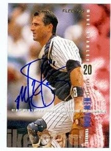 مستودع توقيعه 51697 Mike Stanley Card Baseball Card New York Yankees 1995 Fleer No .81 in Saudi Arabia